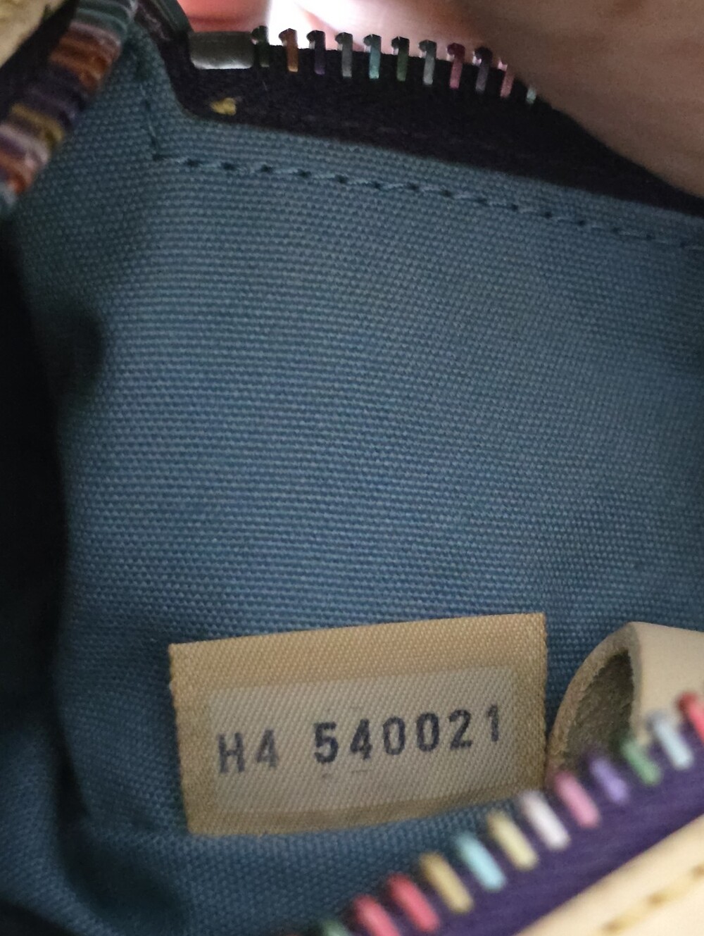 VTG 2000's Dooney & Bourke Rainbow DB Monogram Dome Satchel Shoulder Bag Y2k - Picture 12 of 14